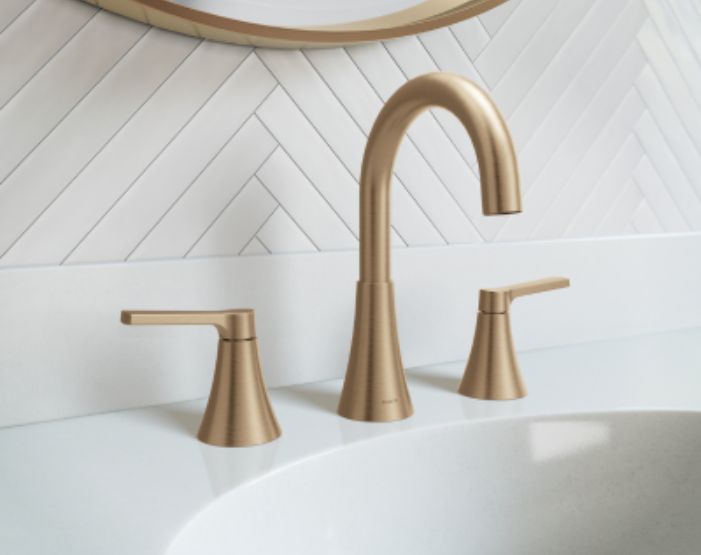 gold faucet
